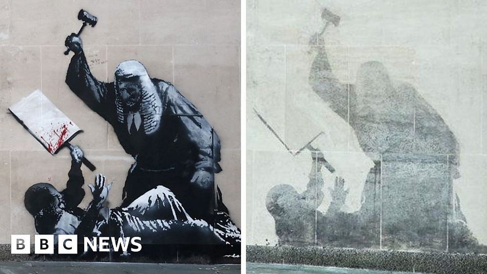 the censorship of banksy